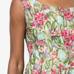 Femme A.N.G.E.L.O. Vintage Cult Robe Courte à Fleurs (années 1950) -Promos Féerie Jupe Boutique 18248742 39190464 1000