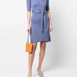 Femme Christian Dior Robe En Maille Nervurée à Taille Ceinturée Pre-owned (2010) 8 Femme Christian Dior Robe En Maille Nervurée à Taille Ceinturée Pre-owned (2010) -Promos Féerie Jupe Boutique 18252798 39061664 1000