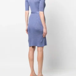 Femme Christian Dior Robe En Maille Nervurée à Taille Ceinturée Pre-owned (2010) 10 Femme Christian Dior Robe En Maille Nervurée à Taille Ceinturée Pre-owned (2010) -Promos Féerie Jupe Boutique 18252798 39061665 1000