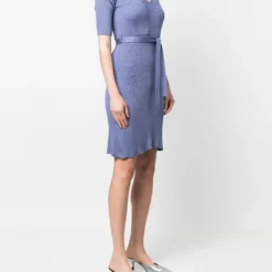 Femme Christian Dior Robe En Maille Nervurée à Taille Ceinturée Pre-owned (2010) 9 Femme Christian Dior Robe En Maille Nervurée à Taille Ceinturée Pre-owned (2010) -Promos Féerie Jupe Boutique 18252798 39062612 1000