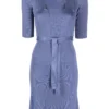 Femme Christian Dior Robe En Maille Nervurée à Taille Ceinturée Pre-owned (2010) 1 Femme Christian Dior Robe En Maille Nervurée à Taille Ceinturée Pre-owned (2010) -Promos Féerie Jupe Boutique 18252798 39093038 1000
