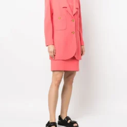 Femme CHANEL Ensemble Robe-blazer à Boutons CC (années 1980) 10 Femme CHANEL Ensemble Robe-blazer à Boutons CC (années 1980) -Promos Féerie Jupe Boutique 18373901 39538056 1000