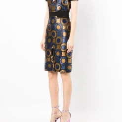 Femme Versace Robe Imprimée à Manches Courtes 9 Femme Versace Robe Imprimée à Manches Courtes -Promos Féerie Jupe Boutique 18390490 39526307 1000