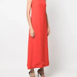 Femme A.N.G.E.L.O. Vintage Cult Robe Longue Trapèze à Col Orné De Strass (années 1960) -Promos Féerie Jupe Boutique 18457697 39684290 1000