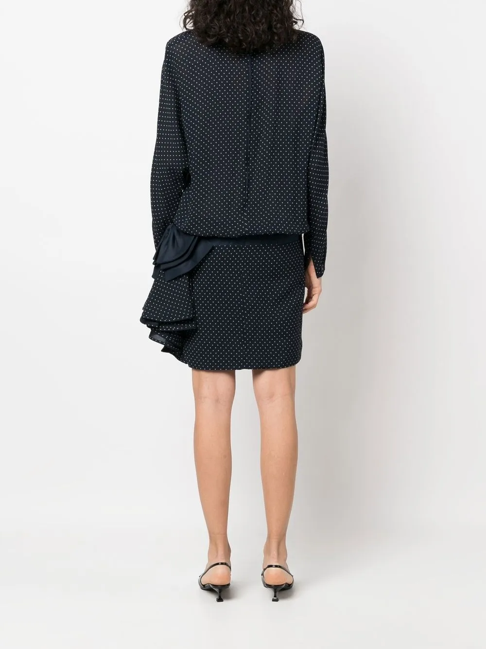 Femme A.N.G.E.L.O. Vintage Cult Robe à Pois (années 1980) 6 Femme A.N.G.E.L.O. Vintage Cult Robe à Pois (années 1980) – Image 4