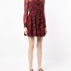 Femme Valentino Garavani Robe Transparente à Manches Longues (années 2010) -Promos Féerie Jupe Boutique 18475869 40115956 1000