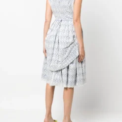 Femme A.N.G.E.L.O. Vintage Cult Robe Froncée à Motif Géométrique (années 1950) 10 Femme A.N.G.E.L.O. Vintage Cult Robe Froncée à Motif Géométrique (années 1950) -Promos Féerie Jupe Boutique 18555834 40215724 1000