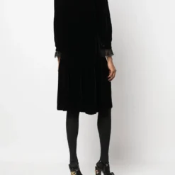 Femme Christian Dior Robe En Velours à Manches Longue Pre-owned (années 1970) 11 Femme Christian Dior Robe En Velours à Manches Longue Pre-owned (années 1970) -Promos Féerie Jupe Boutique 18610952 40661142 1000