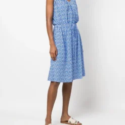 Femme Christian Dior Robe Imprimée à Design Sans Manches (années 1980) -Promos Féerie Jupe Boutique 18610955 40659641 1000