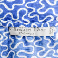 Femme Christian Dior Robe Imprimée à Design Sans Manches (années 1980) -Promos Féerie Jupe Boutique 18610955 40720822 1000
