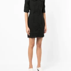 Femme Balenciaga Robe-chemise à Coupe Cintrée (2010) 9 Femme Balenciaga Robe-chemise à Coupe Cintrée (2010) -Promos Féerie Jupe Boutique 18613187 40366076 1000