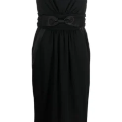 Femme CHANEL Robe Bustier à Détail De Nœud (années 1990)