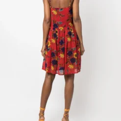 Femme Jean Paul Gaultier Robe Courte évasée à Fleurs (1989) 10 Femme Jean Paul Gaultier Robe Courte évasée à Fleurs (1989) -Promos Féerie Jupe Boutique 18674818 40689610 1000