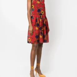 Femme Jean Paul Gaultier Robe Courte évasée à Fleurs (1989) 9 Femme Jean Paul Gaultier Robe Courte évasée à Fleurs (1989) -Promos Féerie Jupe Boutique 18674818 40691670 1000