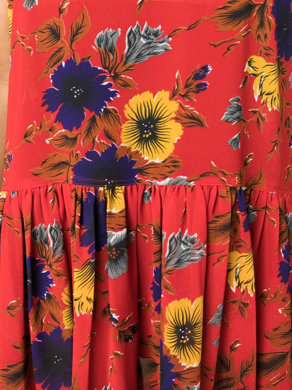 Femme Jean Paul Gaultier Robe Courte évasée à Fleurs (1989) 7 Femme Jean Paul Gaultier Robe Courte évasée à Fleurs (1989) – Image 5