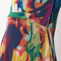 Femme Jean Paul Gaultier Robe à Imprimé Abstrait (années 1990) -Promos Féerie Jupe Boutique 18676463 40693124 1000