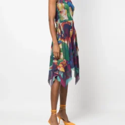 Femme Jean Paul Gaultier Robe à Imprimé Abstrait (années 1990) -Promos Féerie Jupe Boutique 18676463 40693131 1000