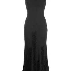 Femme Jean Paul Gaultier Robe En Maille à Volants (années 2000)