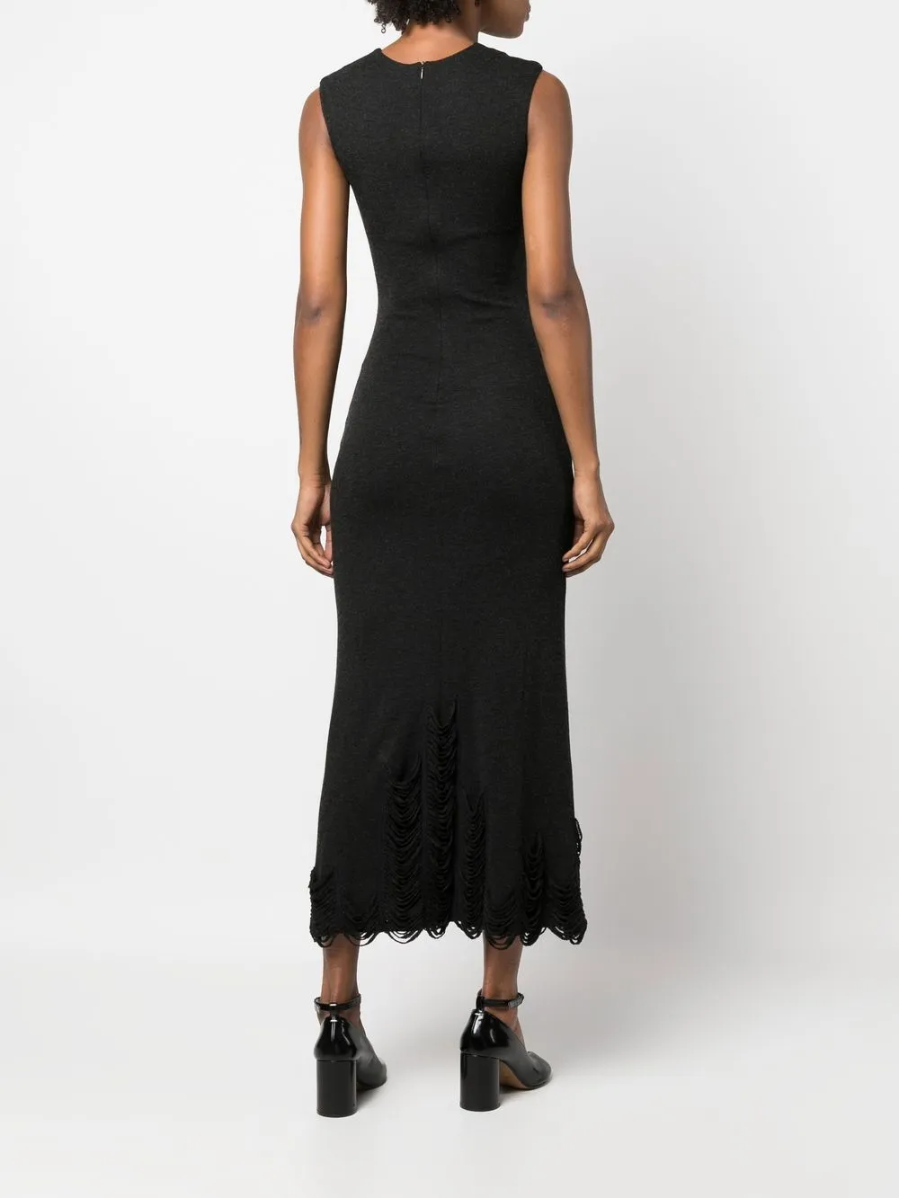 Femme Jean Paul Gaultier Robe En Maille à Volants (années 2000) 6 Femme Jean Paul Gaultier Robe En Maille à Volants (années 2000) – Image 4