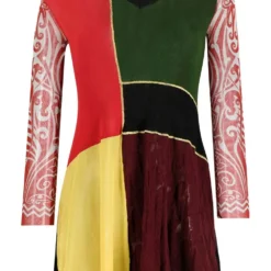 Femme Jean Paul Gaultier Robe Cyberbaba Courte à Design à Empiècements (1996)