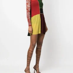 Femme Jean Paul Gaultier Robe Cyberbaba Courte à Design à Empiècements (1996) 9 Femme Jean Paul Gaultier Robe Cyberbaba Courte à Design à Empiècements (1996) -Promos Féerie Jupe Boutique 18684040 41768766 1000