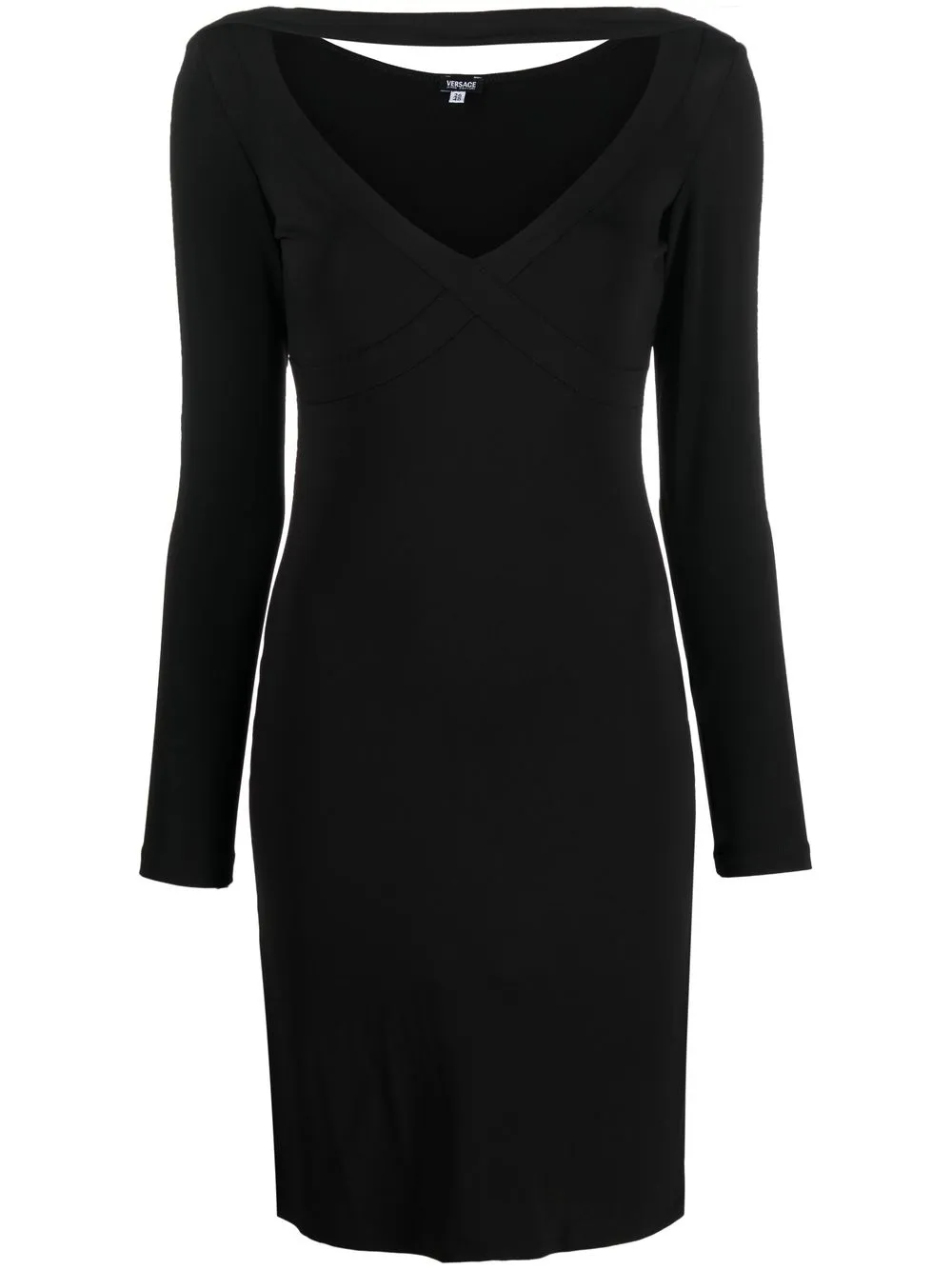 Femme Versace Robe à Col V Pre-owned (années 2000) 3 Femme Versace Robe à Col V Pre-owned (années 2000)