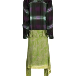 Femme Dries Van Noten Robe-chemise à Carreaux (années 2010) -Promos Féerie Jupe Boutique 18889053 41231989 1000