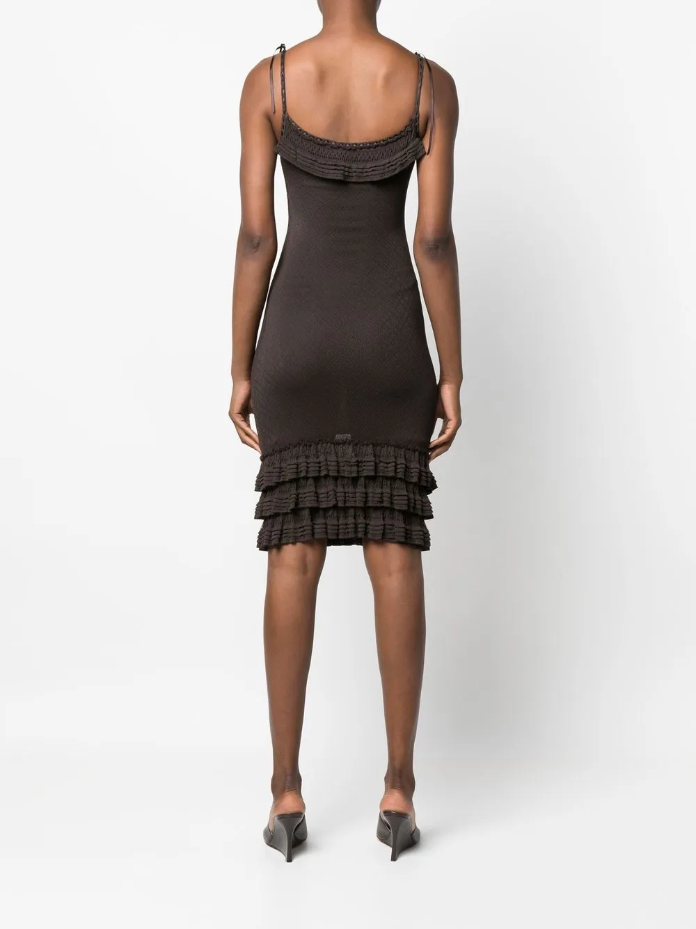 Femme Christian Dior Robe à Volants Pre-owned (années 1990) 6 Femme Christian Dior Robe à Volants Pre-owned (années 1990) – Image 4