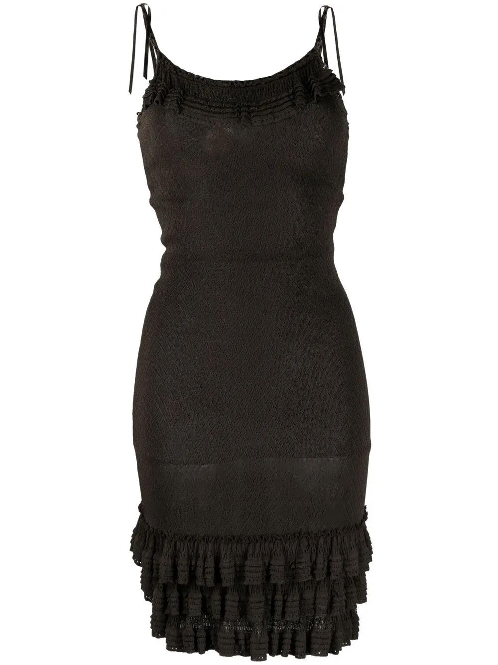 Femme Christian Dior Robe à Volants Pre-owned (années 1990) 3 Femme Christian Dior Robe à Volants Pre-owned (années 1990)