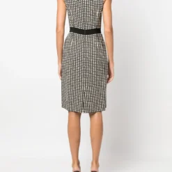 Femme Christian Dior Robe Sans Manches à Damiers Pre-owned (années 2010) -Promos Féerie Jupe Boutique 19016694 41559120 1000