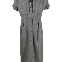 Femme Thierry Mugler Robe Mi-longue à Taille Nouée