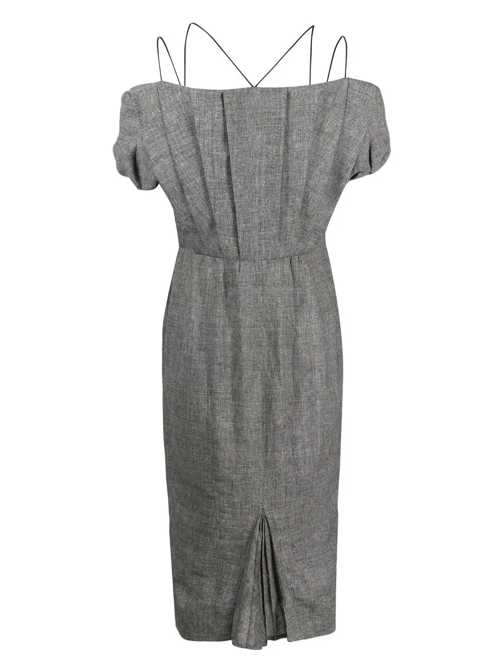 Femme Thierry Mugler Robe Mi-longue à Taille Nouée 4 Femme Thierry Mugler Robe Mi-longue à Taille Nouée – Image 2