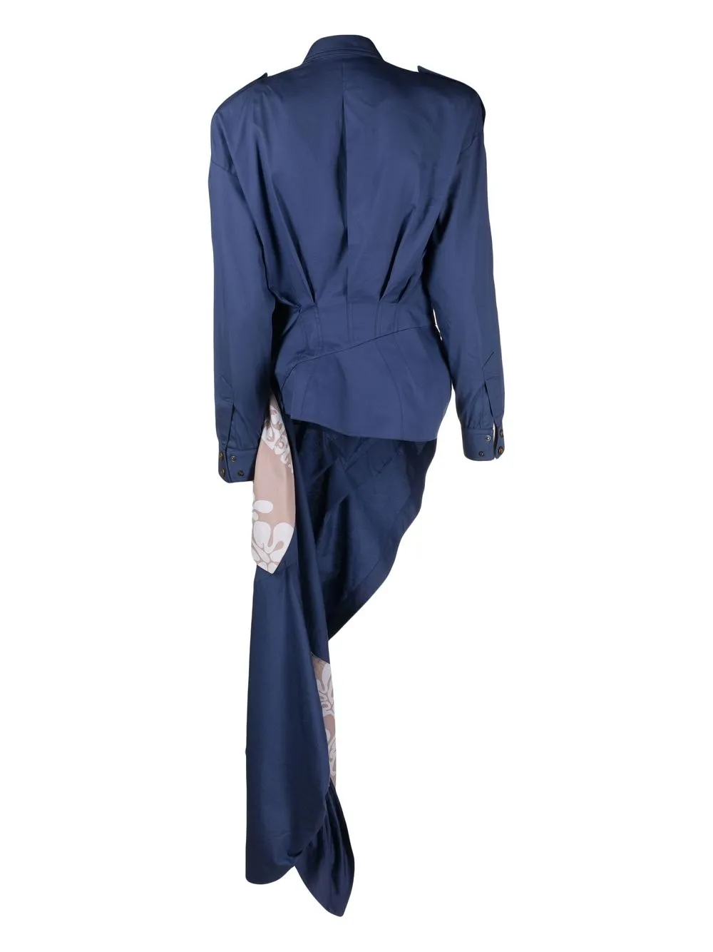 Femme Thierry Mugler Robe-chemise à Design Asymétrique 4 Femme Thierry Mugler Robe-chemise à Design Asymétrique – Image 2