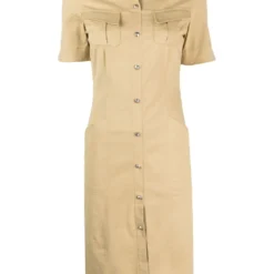 Femme Thierry Mugler Robe-chemise En Coton