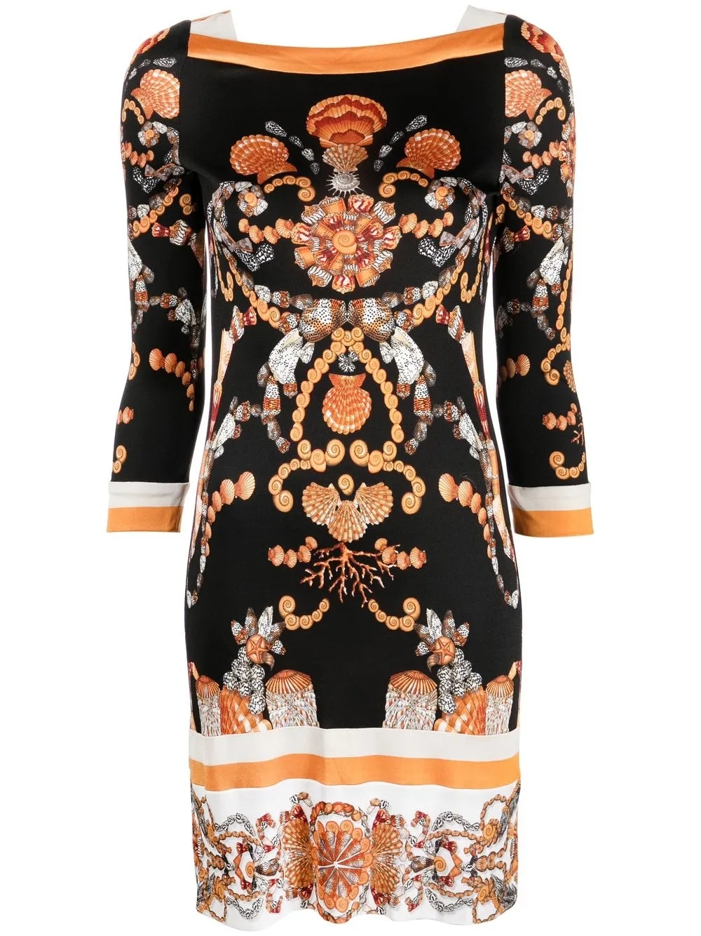 Femme Gucci Robe Resort En Soie à Imprimé Coquillage (2009) 3 Femme Gucci Robe Resort En Soie à Imprimé Coquillage (2009)