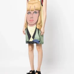 Femme Prada Robe Imprimée à Design Sans Manches (2014) 9 Femme Prada Robe Imprimée à Design Sans Manches (2014) -Promos Féerie Jupe Boutique 19052490 41812796 1000