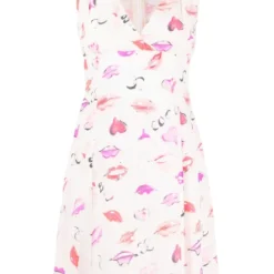 Femme CHANEL Robe En Soie Coco à Design Sans Manches (années 1990-2000)