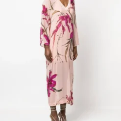 GIANFRANCO FERRE Femme Gianfranco Ferré Robe En Soie à Fleurs (années 1990) -Promos Féerie Jupe Boutique 19144038 42820245 1000