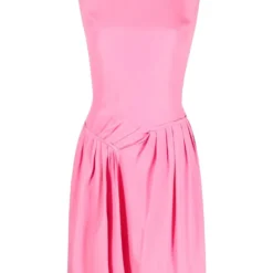 Femme John Galliano Robe évasée à Design Sans Manches (années 2000)