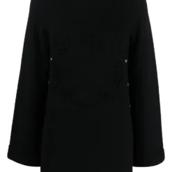 Femme CHANEL Robe En Cachemire à Motif CC Brodé (2010)