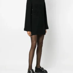 Femme CHANEL Robe En Cachemire à Motif CC Brodé (2010) -Promos Féerie Jupe Boutique 19148514 41990540 1000