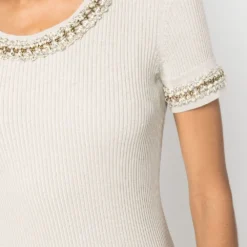 Femme CHANEL Robe En Maille Nervurée à Détail De Chaine (2010) 11 Femme CHANEL Robe En Maille Nervurée à Détail De Chaine (2010) -Promos Féerie Jupe Boutique 19149498 41990587 1000