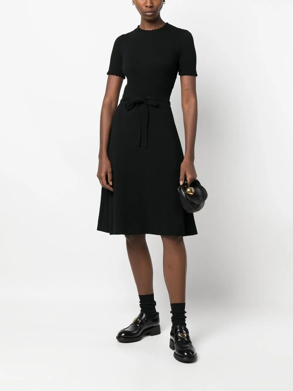 Femme A.N.G.E.L.O. Vintage Cult Robe évasée En Maille (années 1960) 4 Femme A.N.G.E.L.O. Vintage Cult Robe évasée En Maille (années 1960) – Image 2