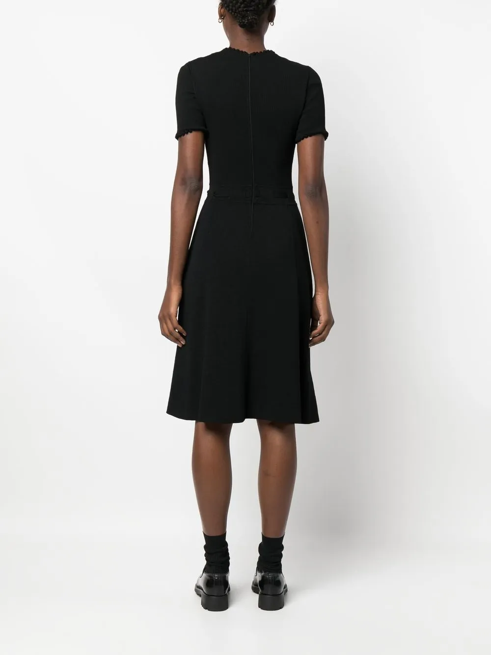 Femme A.N.G.E.L.O. Vintage Cult Robe évasée En Maille (années 1960) 6 Femme A.N.G.E.L.O. Vintage Cult Robe évasée En Maille (années 1960) – Image 4