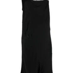 Femme CHANEL Robe Mi-longue à Design Superposé (années 1990)