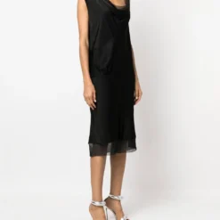 Femme CHANEL Robe Mi-longue à Design Superposé (années 1990) -Promos Féerie Jupe Boutique 19206093 42348807 1000