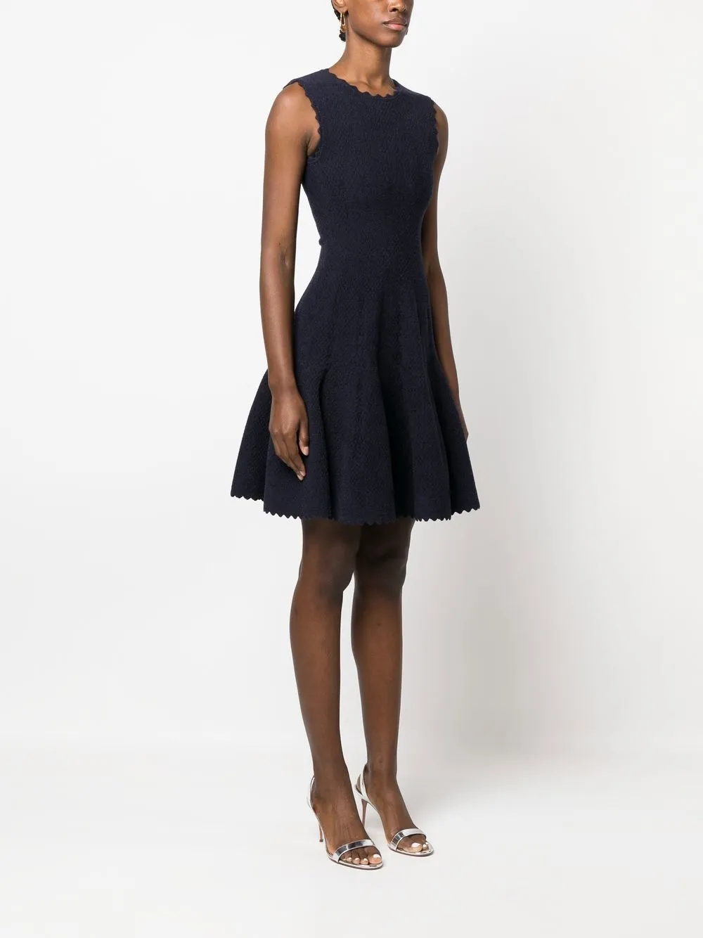 ALAIA Femme Alaïa Robe évasée En Maille (années 2000) 5 ALAIA Femme Alaïa Robe évasée En Maille (années 2000) – Image 3