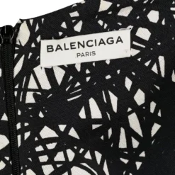 Femme Balenciaga Robe En Soie à Imprimé Abstrait (années 2000) -Promos Féerie Jupe Boutique 19240289 42609763 1000