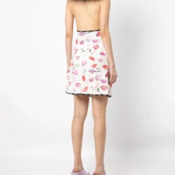 Femme CHANEL Robe Imprimée à Dos Nu 10 Femme CHANEL Robe Imprimée à Dos Nu -Promos Féerie Jupe Boutique 19256302 43288316 1000