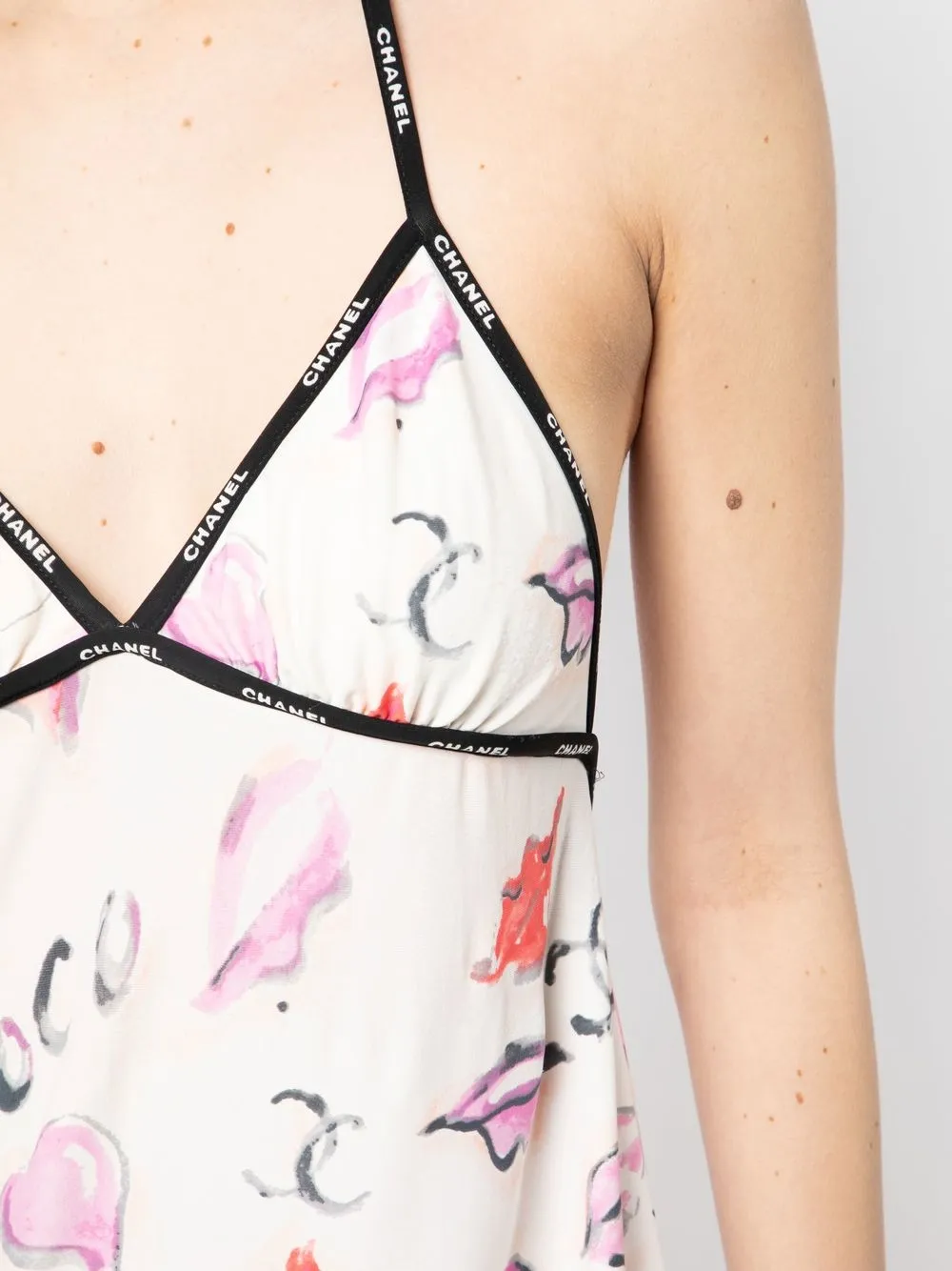 Femme CHANEL Robe Imprimée à Dos Nu 7 Femme CHANEL Robe Imprimée à Dos Nu – Image 5